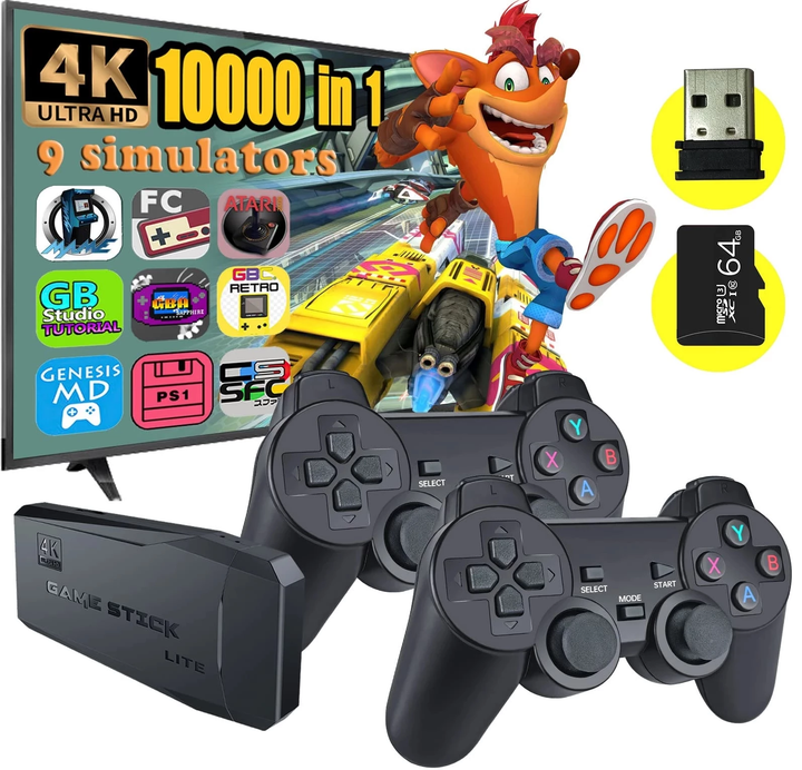 Consola Retro M8 Pro™ – con 10,000 Juegos Clásicos🎮🕹️